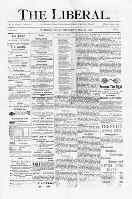 The Liberal, 25 Feb 1886