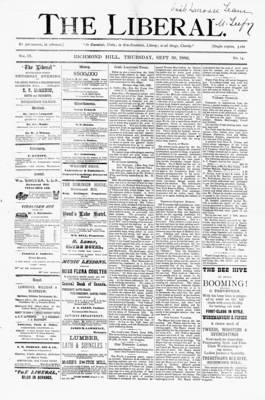 The Liberal, 30 Sep 1886