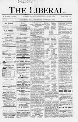 The Liberal, 7 Oct 1886