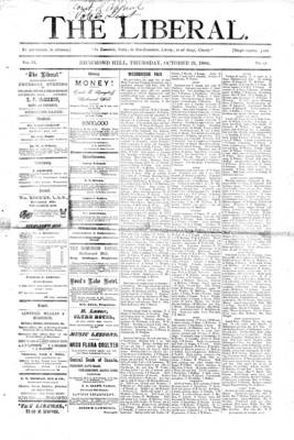 The Liberal, 21 Oct 1886