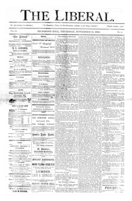 The Liberal, 18 Nov 1886