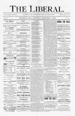 The Liberal, 2 Dec 1886