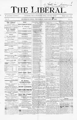 The Liberal, 27 Jan 1887