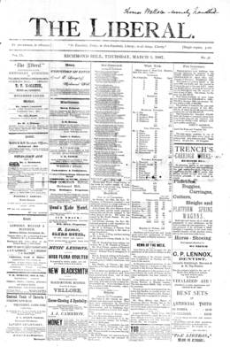 The Liberal, 3 Mar 1887