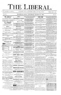 The Liberal, 31 Mar 1887