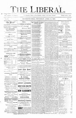 The Liberal, 14 Apr 1887