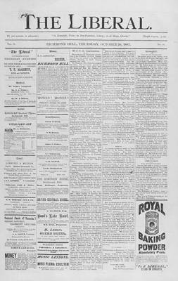 The Liberal, 20 Oct 1887