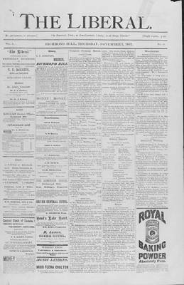 The Liberal, 3 Nov 1887