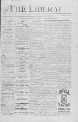 The Liberal, 17 Nov 1887