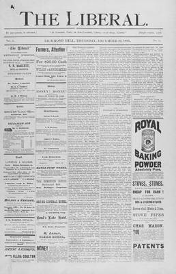 The Liberal, 22 Dec 1887