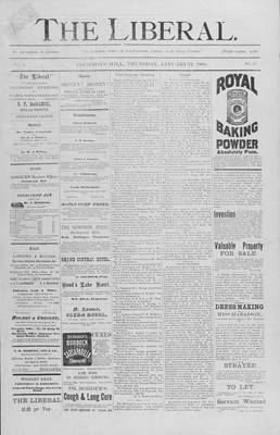 The Liberal, 12 Jan 1888