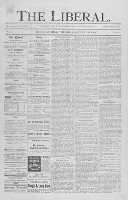 The Liberal, 19 Jan 1888