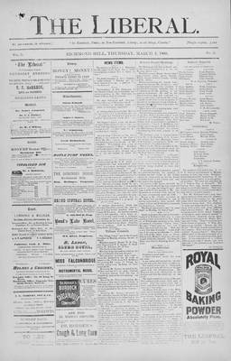 The Liberal, 8 Mar 1888