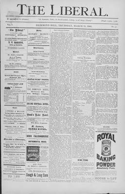 The Liberal, 15 Mar 1888