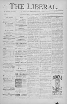 The Liberal, 22 Mar 1888