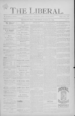 The Liberal, 29 Mar 1888