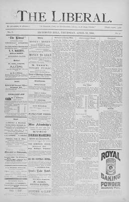 The Liberal, 12 Apr 1888