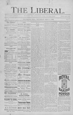 The Liberal, 6 Sep 1888