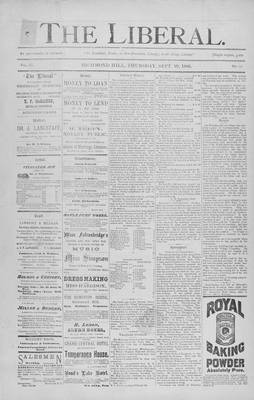 The Liberal, 20 Sep 1888