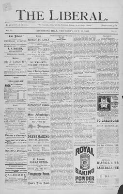 The Liberal, 11 Oct 1888