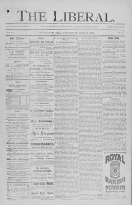 The Liberal, 18 Oct 1888