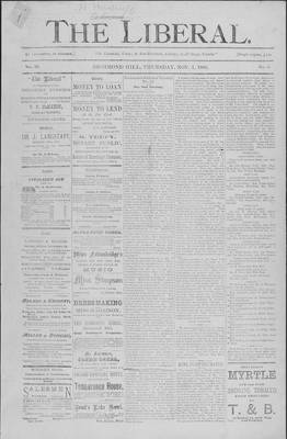 The Liberal, 1 Nov 1888