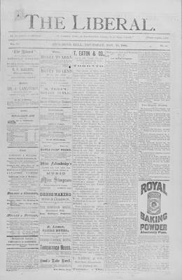 The Liberal, 15 Nov 1888