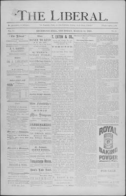 The Liberal, 21 Mar 1889