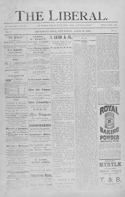 The Liberal, 11 Apr 1889