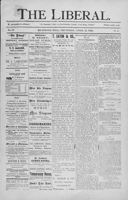 The Liberal, 18 Apr 1889