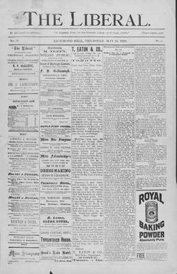 The Liberal, 16 May 1889