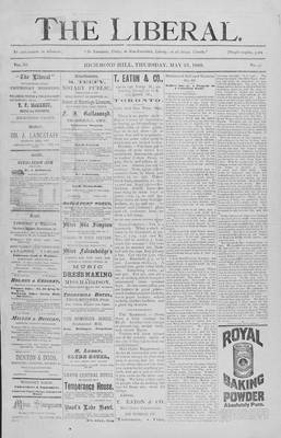 The Liberal, 23 May 1889