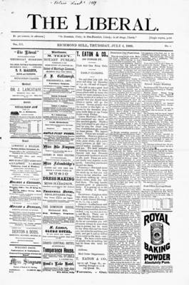 The Liberal, 4 Jul 1889