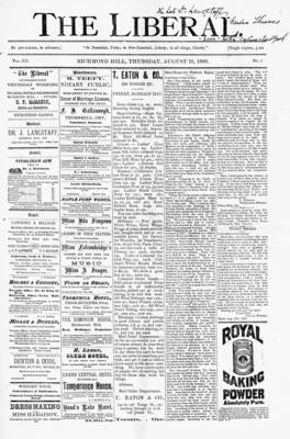 The Liberal, 15 Aug 1889