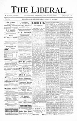 The Liberal, 29 Aug 1889