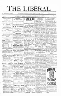 The Liberal, 19 Sep 1889