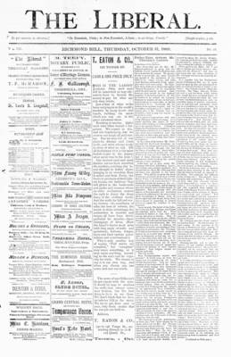 The Liberal, 31 Oct 1889