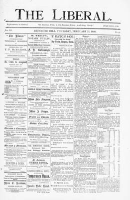 The Liberal, 13 Feb 1890