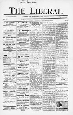 The Liberal, 27 Mar 1890