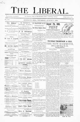 The Liberal, 7 Aug 1890