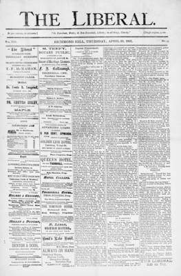 The Liberal, 23 Apr 1891