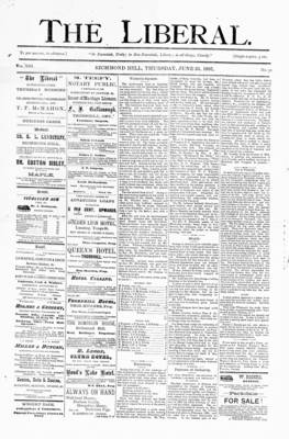 The Liberal, 25 Jun 1891