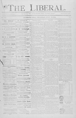 The Liberal, 23 Jul 1891