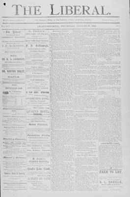 The Liberal, 27 Aug 1891