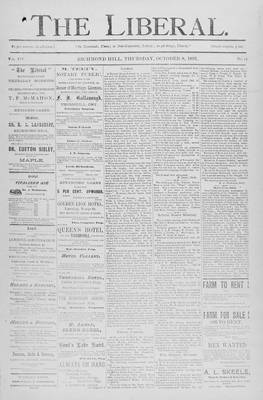 The Liberal, 8 Oct 1891