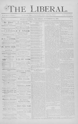 The Liberal, 19 Nov 1891