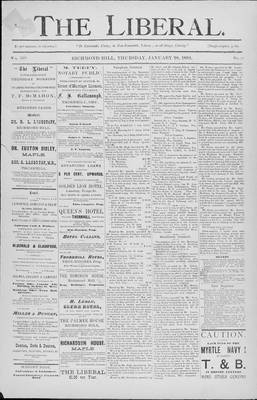 The Liberal, 28 Jan 1892