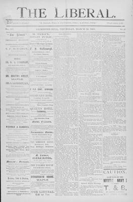 The Liberal, 10 Mar 1892