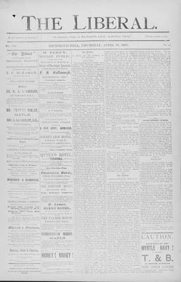 The Liberal, 28 Apr 1892