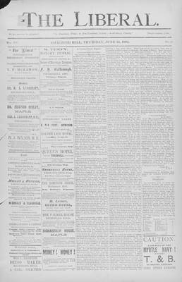 The Liberal, 16 Jun 1892